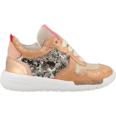 Sneakers | Meisjes | PEACH | Leer | Shoesme | Maat 21