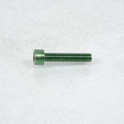 Vis BTR 5mm M6 pas 100 30mm annodisé vert 3AS Racing pour moto Neuf
