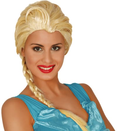 Fiestas Guirca - Pruik Ice Princess blond