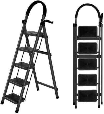 Opvouwbare Trapladder met 3, 4 of 5 Treden – Stevig en Veilig
