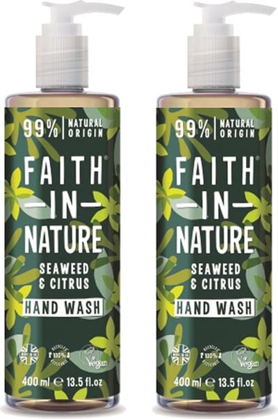 FAITH IN NATURE - Hand Wash Seaweed & Citrus - 2 Pak