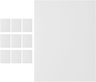 10 Stuks PVC Wandreparatie Kit Zelfklevend voor Partitionering en Gatbedekking, Veelzijdige Wandreparatietool voor Huishoudelijk Gebruik
