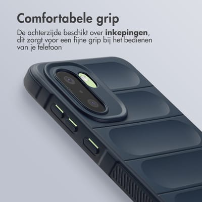 imoshion Hoesje - Geschikt voor OnePlus 15R - EasyGrip Backcover - Donkerblauw