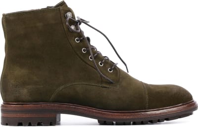 Blackstone LESTER - UG20 Dark Olive - Lace-ups - Heren - Dark green - Maat: 45