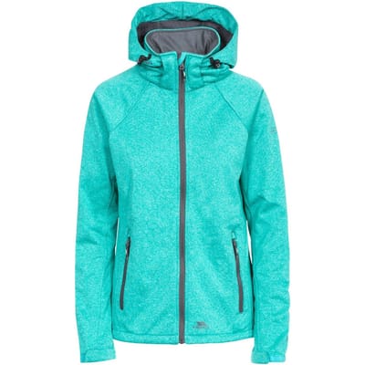 Trespass - Dames Angela Softshell Jas (Turquoise)