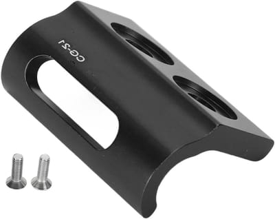 Fiets Voorderailleurhanger - Versnellingshaak Frame - Soepeler Schakelen - CNC Bewerkte Aluminium - 17 Gram - Zwart