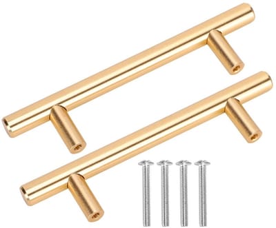 Allecto - Handgrepen voor dienblad - Gouden handgrepen - Waterdicht en duurzaam - 15 cm - Handvatten voor meubels - Geschikt voor interieurverzorging