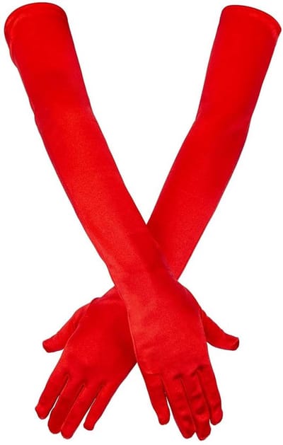 Dailygoody - Lange Satijnen Handschoenen - Elegante Avondhandschoenen