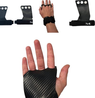 NeS- Crossfit Handschoenen – Sport Handschoenen – Turnen & Gymnastics - Zwart – Maat XL