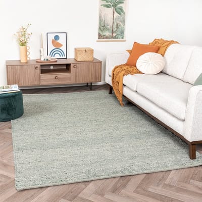 NATURL. Wollen vloerkleed - Wise Groen No. 411 - 160x230cm