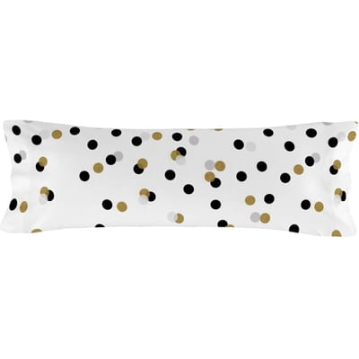 Kussensloop Golden Dots | Blanc