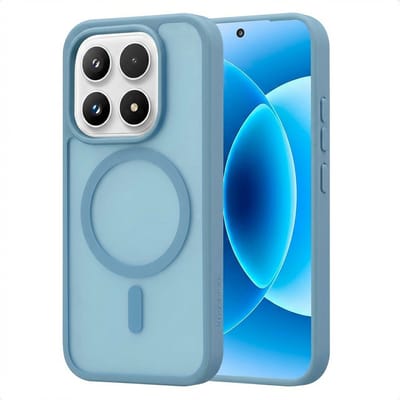 imoshion Hoesje - Geschikt voor Xiaomi 17 - Color Guard Backcover met Magnetische Ring - Lichtblauw