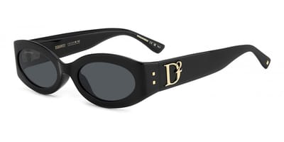 Dsquared2 D2 0150/G/S BLACK/GREY 54/21/140 Damenbrillen Zonnebrillen