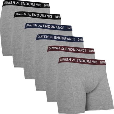 DANISH ENDURANCE Boxershorts - Katoenen Ondergoed - Klassieke Pasvorm - Heren - 6 paar - 3XL