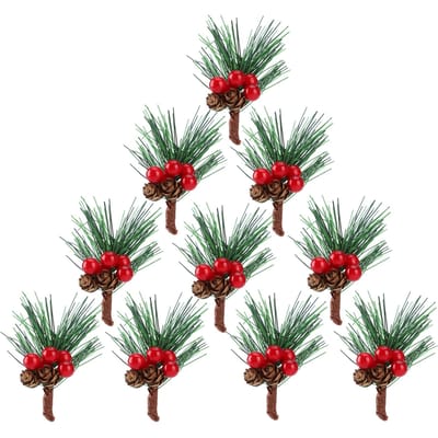 Kerst Pijnappel Kunstmatige Mini Kerstboom Hanger Kerstbenodigdheden voor DIY Kransontwerp