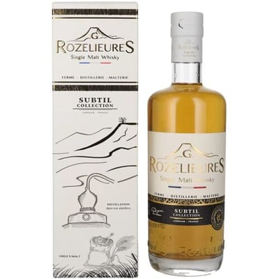 Rozelieures Whisky G. Rozelieures SUBTIL COLLECTION Single Malt Whisky 40% Vol. 0,7l in geschenkverpakking