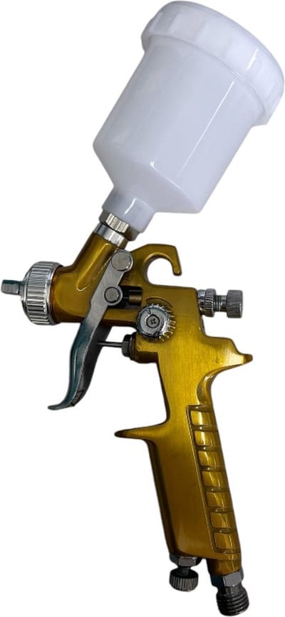 Spuitpistool HVLP mini gold 0.8mm nozzle opening