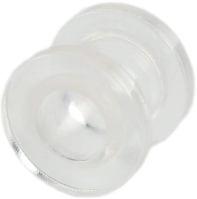 Transparante Flesh Tunnel Acryl 6 mm ©LMPiercings