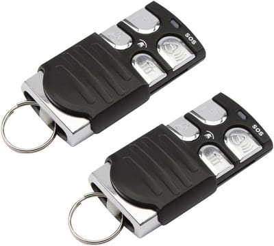 Afstandsbediening Set - Paniek Knoppen - Alarm Bediening - Laag Batterij Indicatie - 14.8 x 10.8 x 5.6 cm