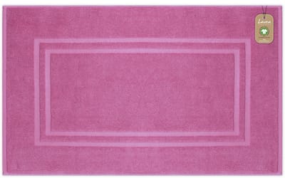 Lavea® 1 Badmat 50x80 cm – antislip en wasbaar van 100% biologisch katoen – absorberend en duurzaam – ideaal voor badkamer en douche – Koraal
