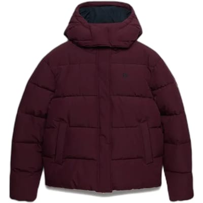 Superdry - Premium Gewatteerde Jas Met Capuchon - Dames - Gewatteerde jassen
