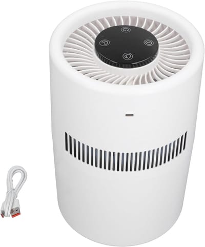 Luchtreiniger Luchtbevochtiger - 2-in-1 Apparaat - Schone Lucht - Grote 4L Tank - 5W Stil - Wit