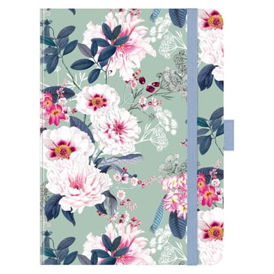 Luxe agenda groot - Romantic Flowers - 2026