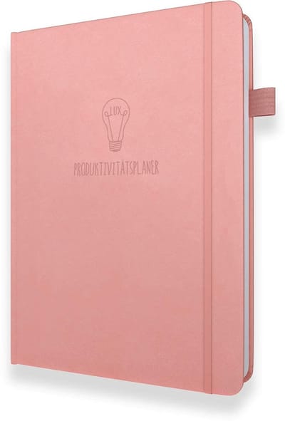 Productiviteitsplanner A5 Roze - Dagelijkse en Wekelijkse Planning voor Doelen Stellen
