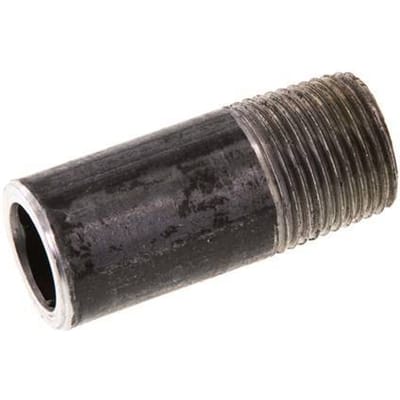 R 3/8'' Buitendraad x 17.2mm Stalen Pijpnippel met Las uiteinde 50 Bar DIN 2982 - 40mm [2 Stuks]