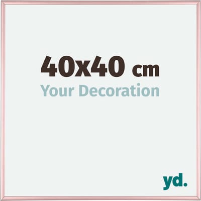 Your Decoration - Fotolijst 40x40 cm - Aluminium - Koper - Kent