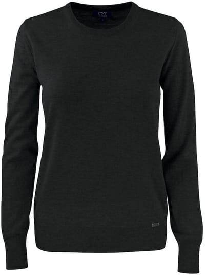 Cutter & Buck Kennewick Crewneck Dames 355407 - Zwart - S