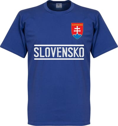 Slowakije Team T-Shirt - XXXL