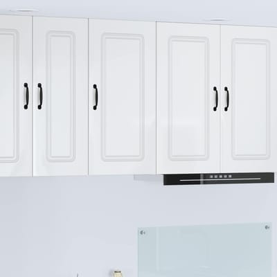 vidaXL - Vaatwasserpaneel - Kalmar - Hoogglans - wit - 40 - x - 31 - x - 80 - cm