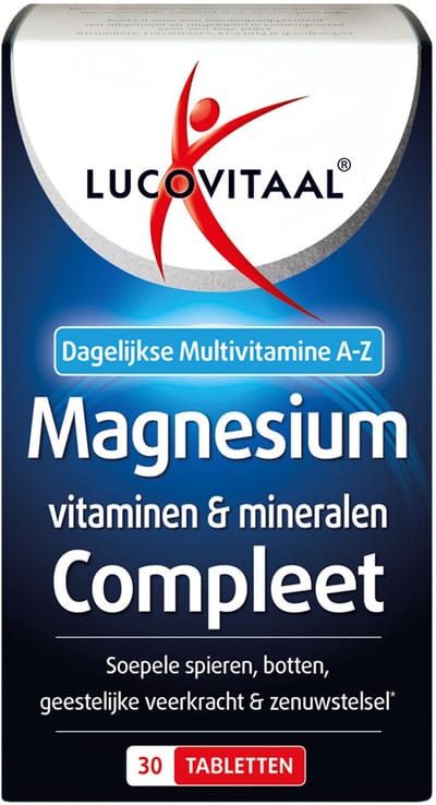 Lucovitaal Magnesium Vitamine en Mineralen Compleet - 3 x 30 tabletten - Voordeelverpakking