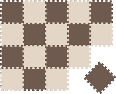 Van dag Één: 18-delige Baby Puzzel Speelmat - 30x30 EVA Schuim Kruipmat Vloermat Speeltapijt Kind