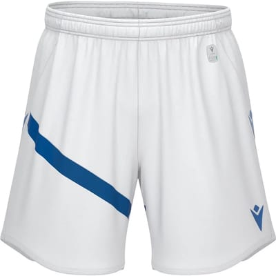 Macron Shen Eco Short Heren - Wit / Royal | Maat: 3XL