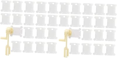 Garenopwinder Set - Draad Organizer - Handig Knutselen - Afneembare As - 200 Opwindplanken - Assorti