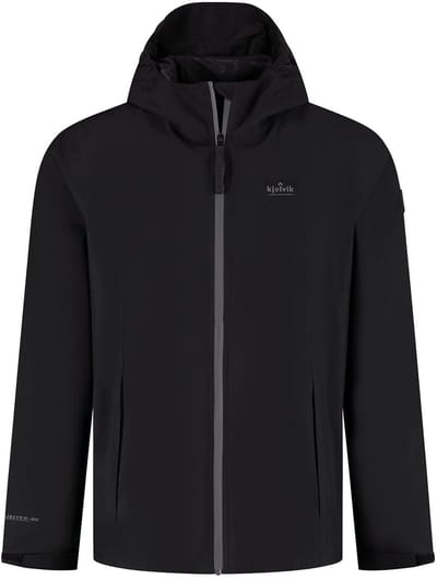 Kjelvik Outdoorjas Kiron Zwart