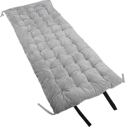 XL zacht campingbed, veldbedonderlegger, martratze voor veldbed, inklapbaar, 190 x 75 cm, comfortabel, goede dikke katoenen bekleding met hoogwaardige polyestervulling, slaapmatras pad