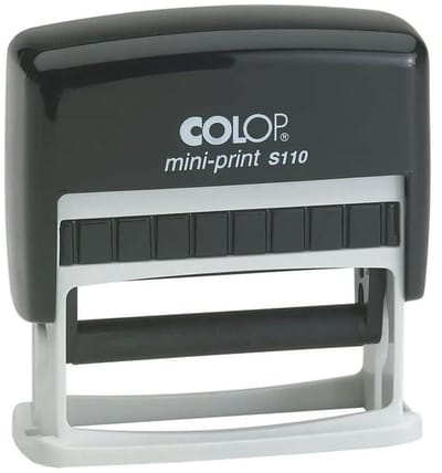 Colop Mini-Print Tekststempel S110, zwart