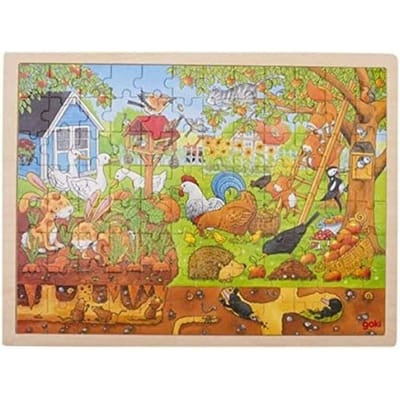 GOKI Puzzel - Puzzel Onze Tuin Boven - Onder