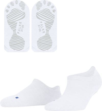 FALKE Cool Kick Noppen op de zool materiaal huissokken dames wit - maat 37-38