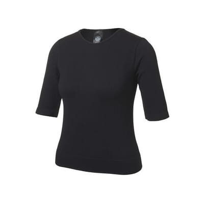 CRIVIT Rib dames sportshirt - seamless (Zwart, XS (32/34))