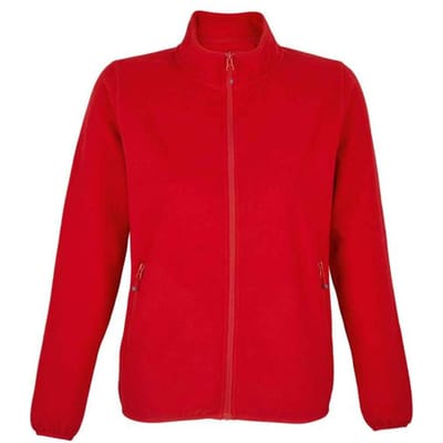 SOLS Vrouwen/Dames Factor Fleecejack met rits (Rood)