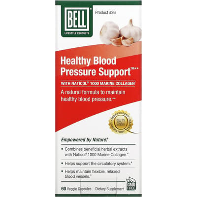 Bell Lifestyle, Master Herbalist Serie, Ondersteunt Gezonde Bloeddruk, 60 Capsules
