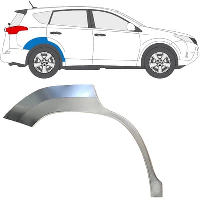 Reparatiepaneel achterspatbord voor Toyota Rav4 2013-2018 / Rechts