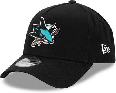 9Forty A-Frame Honkbalpet Zwart Snapback NHL IJshockey Team Logo Unisex