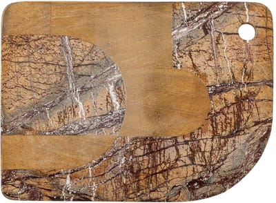 Bloomingville Snijplank marmer bruin Abrianna 20x30cm