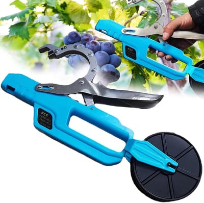 Gereedschap Plant Bindmachine - Tapetool Plant Bindband - Snel Planten Binden - Elektrisch en Arbeidsbesparend - Max 5cm Diameter - Blauw