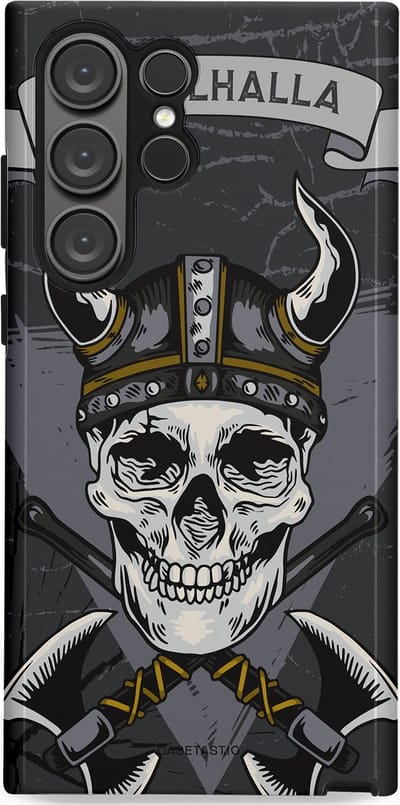 Casetastic Hoesje Geschikt voor Samsung S23 Ultra - Stijlvolle Beschermende Duo-layer Case - Valhalla
